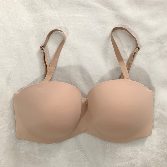 Victoria's Secret PINK Wear Everywhere Lightly Lined Strapless Bra - Picture 4 of 6